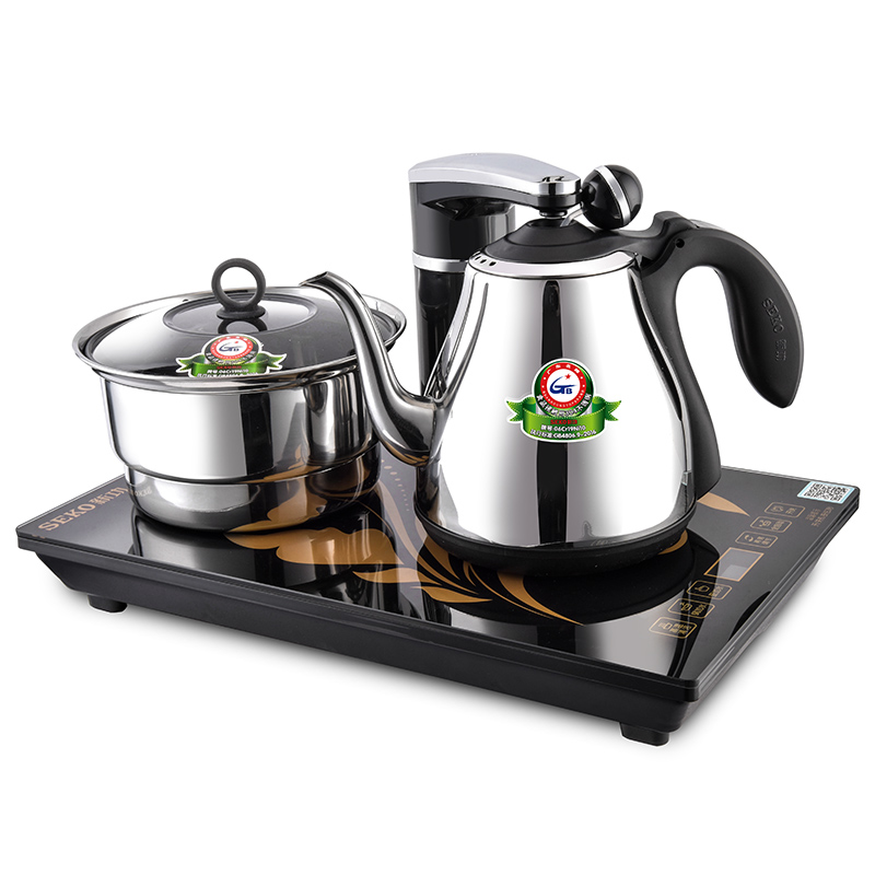 自动上水电热茶炉不锈钢消毒套装