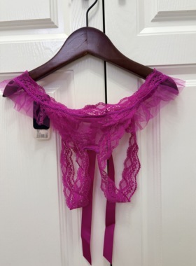 MYBODY透气蕾丝内裤开档设计女性新款款短裤女