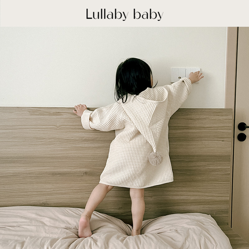 lullabybaby宝宝斗篷浴袍浴巾