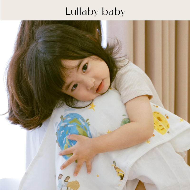 lullabybaby新生儿拍嗝巾防吐奶