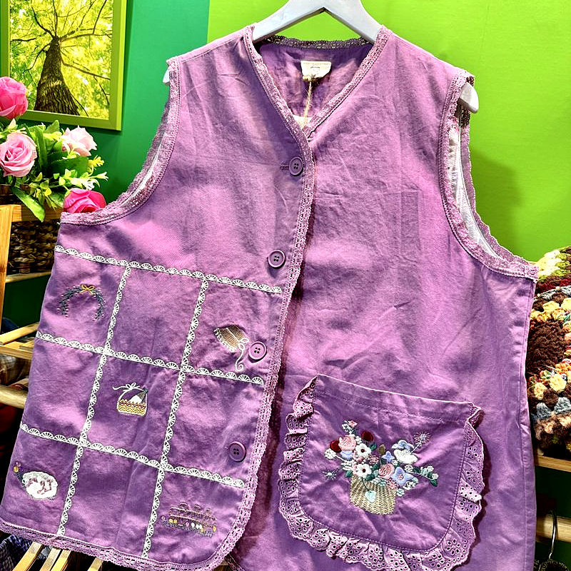 熊姑娘马甲/高档纯棉外套