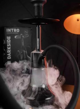 darkside INTRO hookah 阿拉伯水烟俄罗斯国产壶 合金水晶壶