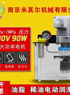 电动机床380v油脂润滑泵