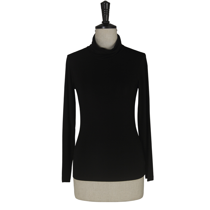 黑色高领打底衫秋冬长袖内搭上衣