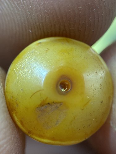 牙黄色千年镶蚀飞碟正一线药师珠