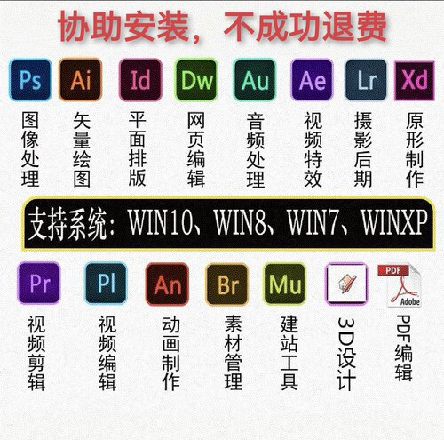 远程安装PS软件Adobe全家桶Ai安装PR远程LR AE2025包Photoshop