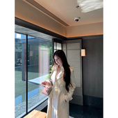 大衣女垂感百搭气质外套风衣 Classic老钱小修身 THE SWAN司凰轻奢