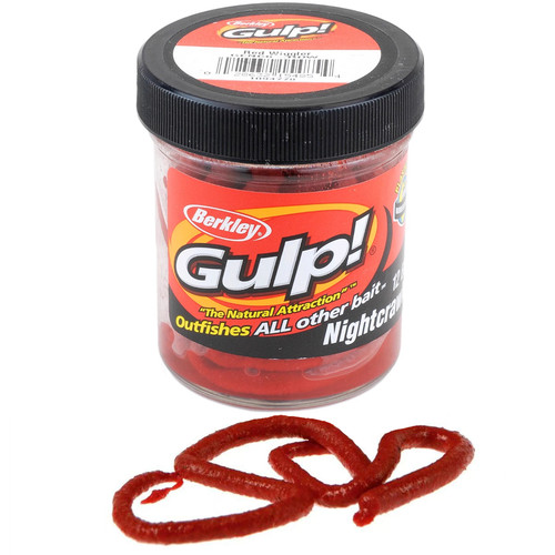 Berkley贝克力 美国进口瓶装 Gulp活能饵 鳟鱼软虫路亚饵假饵蚯蚓
