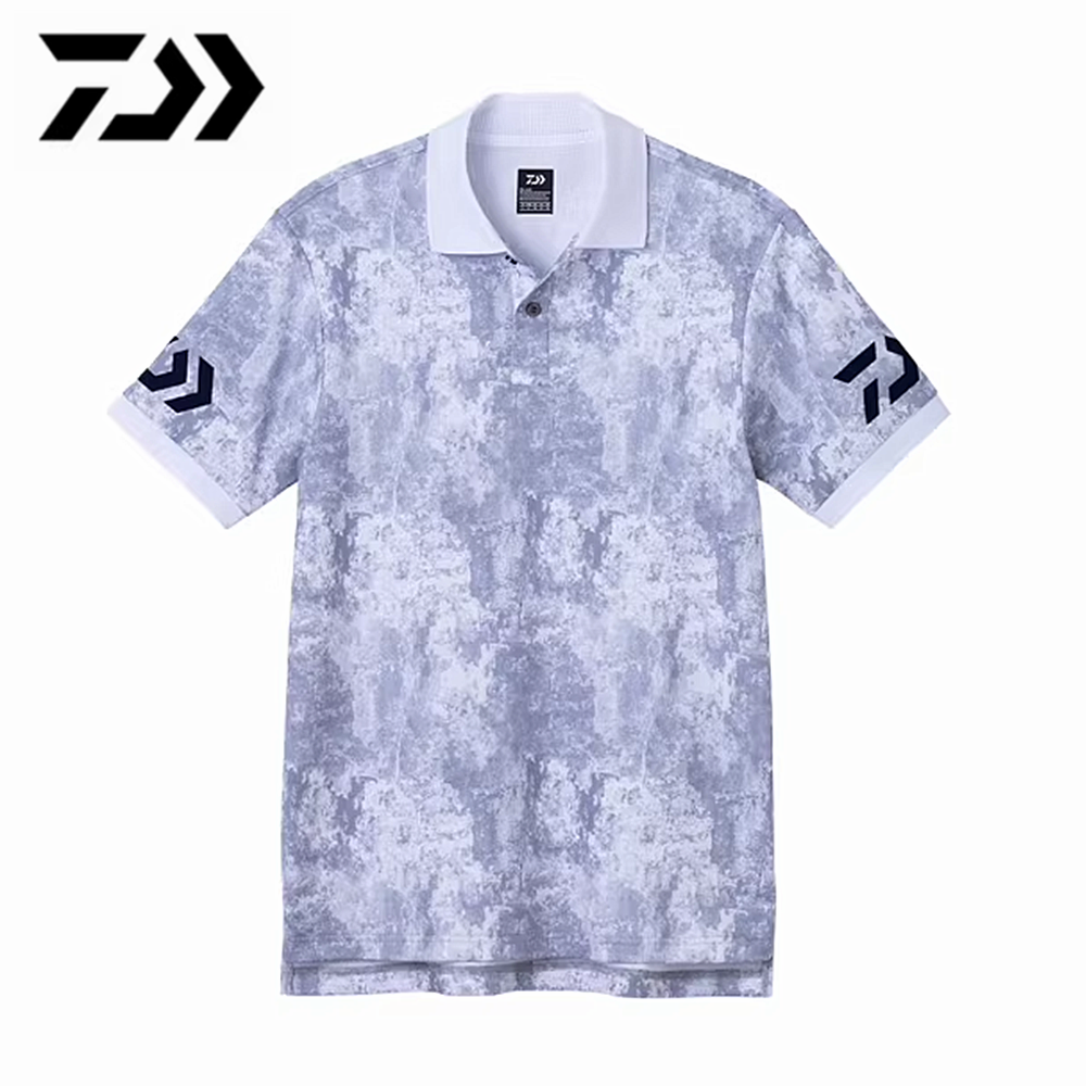 DAIWA达亿瓦23新款 POLO衫短袖DE-7906 吸汗速干防晒 钓鱼服抗UV