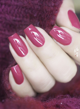 显白低饱和灰调浆果红 白兔奶昔OPI指甲油Aurora Berry-alis树莓