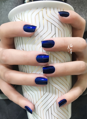 显白星空深邃蓝 白兔奶昔OPI指甲油Yoga-ta Get This Blue珠光蓝