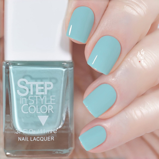 21free薄荷奶蓝色 俄罗斯dance legend油性免烤指甲油STEP糖果色