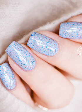 21free不一样的baby蓝 俄罗斯dance legend指甲油STEP奶蓝浅蓝色