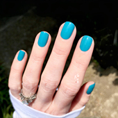 蓝色 OPI指甲油灰调水蓝色Can’t Find 清爽显白 Czechbook