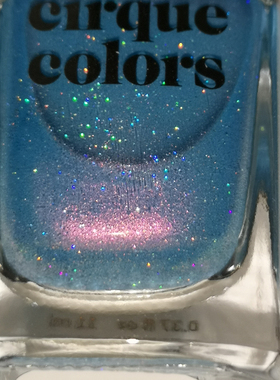 量少白兔奶昔Cirque Colors免烤偏光指甲油Bitchin和Palm Springs