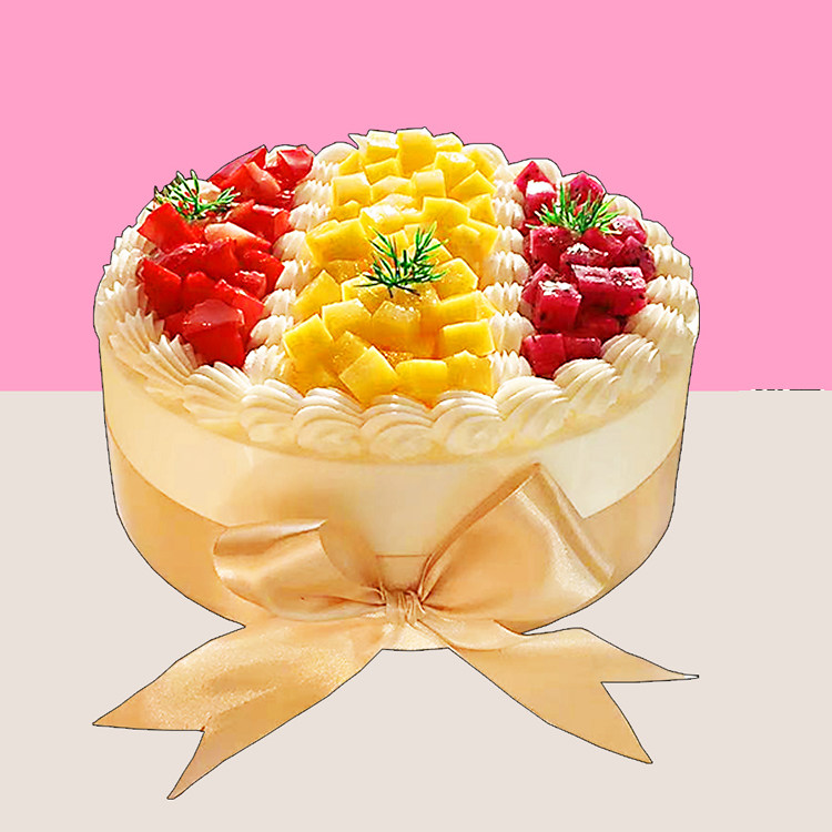 张家口麦子花果生日蛋糕宣化蛋糕同城配送