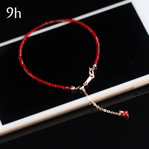 本命年施家红水晶手链女ins小众