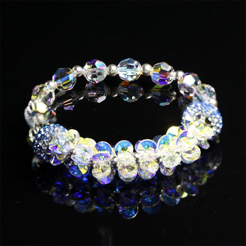 奥地利紫水晶手链韩版时尚超闪