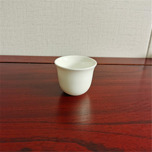 50ml 中式普洱茶盏茶杯品茗杯主人单杯功夫茶茶具家用 骨瓷白瓷