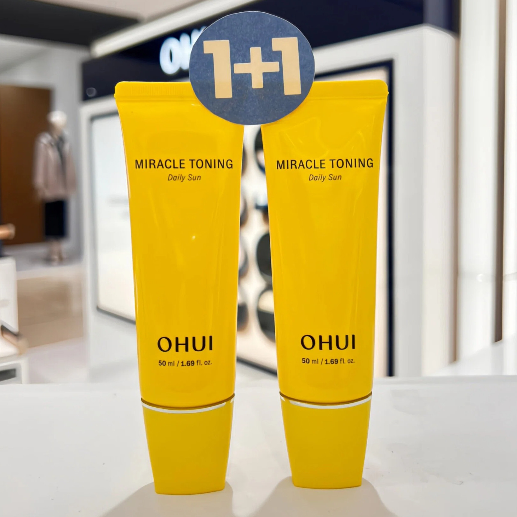 买一送一OHUI欧惠奇迹水润日晒SPF50+PA++++韩国本土专柜正品直邮