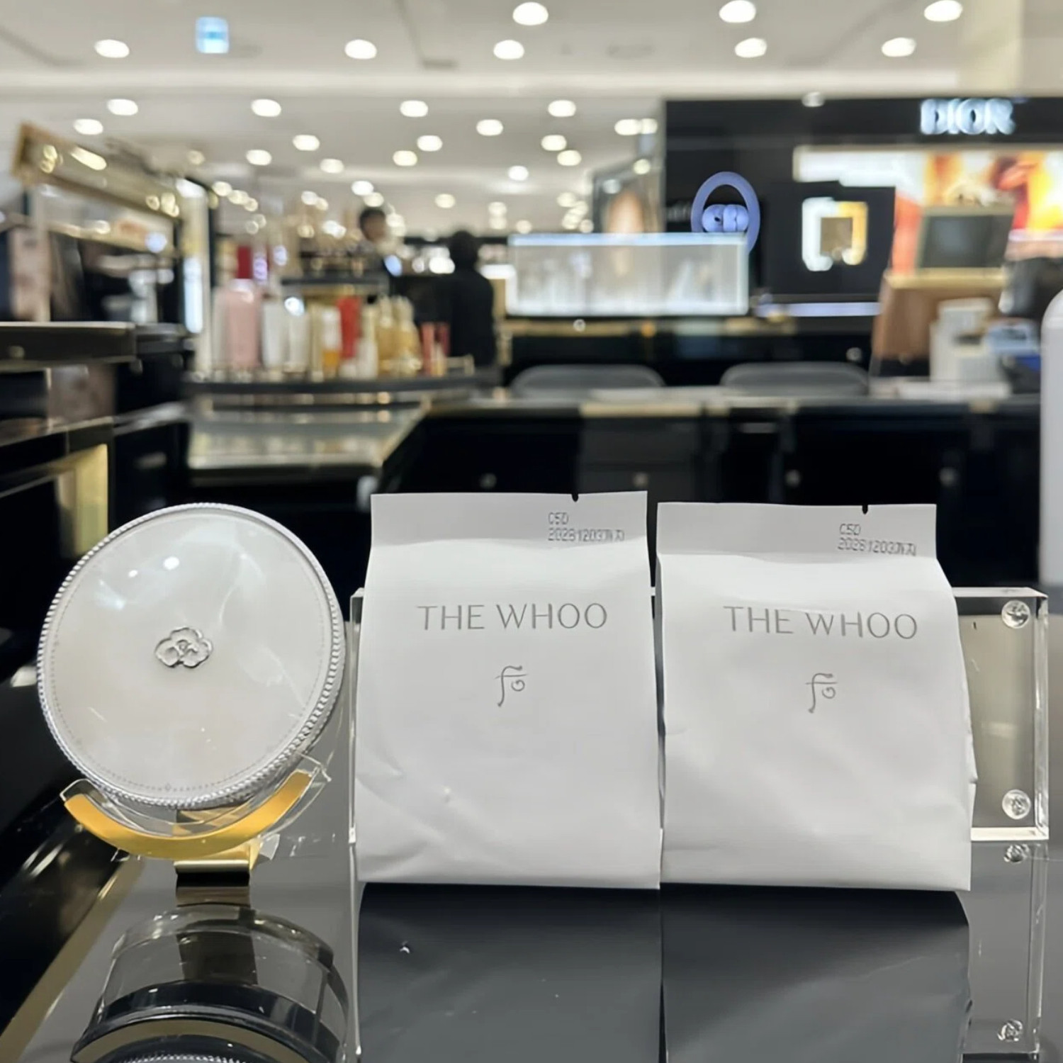 WHOO后拱辰享雪玉凝水分光气垫提亮13g韩国本土正品代购