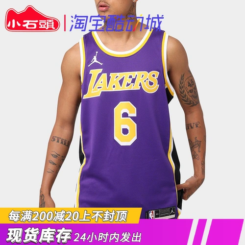 Nike NBA Los Angeles Lakers James № 6 Zijin объявил о ограниченном SW Jersey CV9481-513