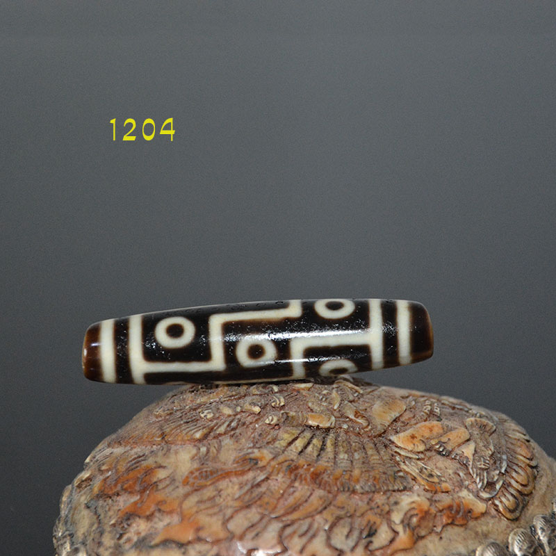 九眼天珠天然西藏真品包浆药坑高油老料至纯项链锁骨链一图一物