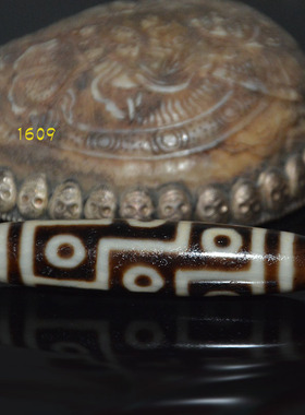 一图一物西藏九眼高油风化天珠真品大号吊坠锁骨链送项链绳做成品