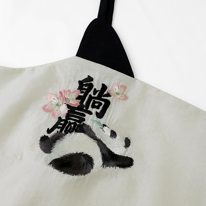 瞳莞汉服熊猫吊带/躺赢，精致百搭2026新款日常内搭亲肤舒适图片
