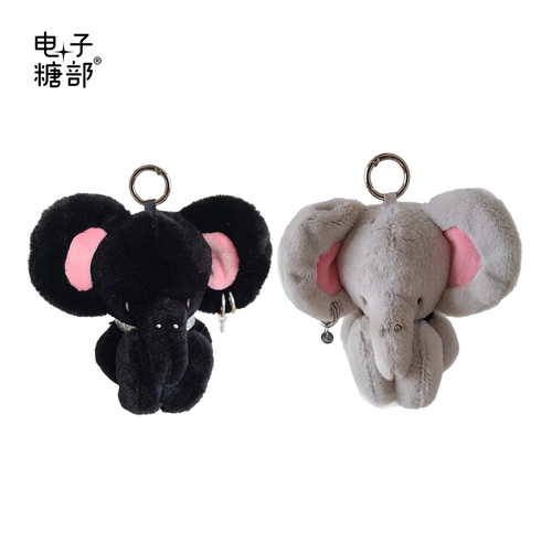 可爱治愈电子糖部毛绒挂件情侣cp
