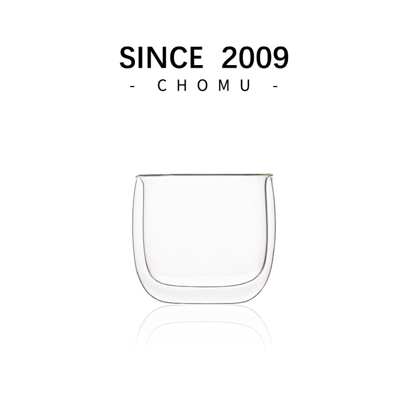 双层咖啡杯食品级透明高硼硅玻璃杯奶茶杯办公室家用拿铁美式杯