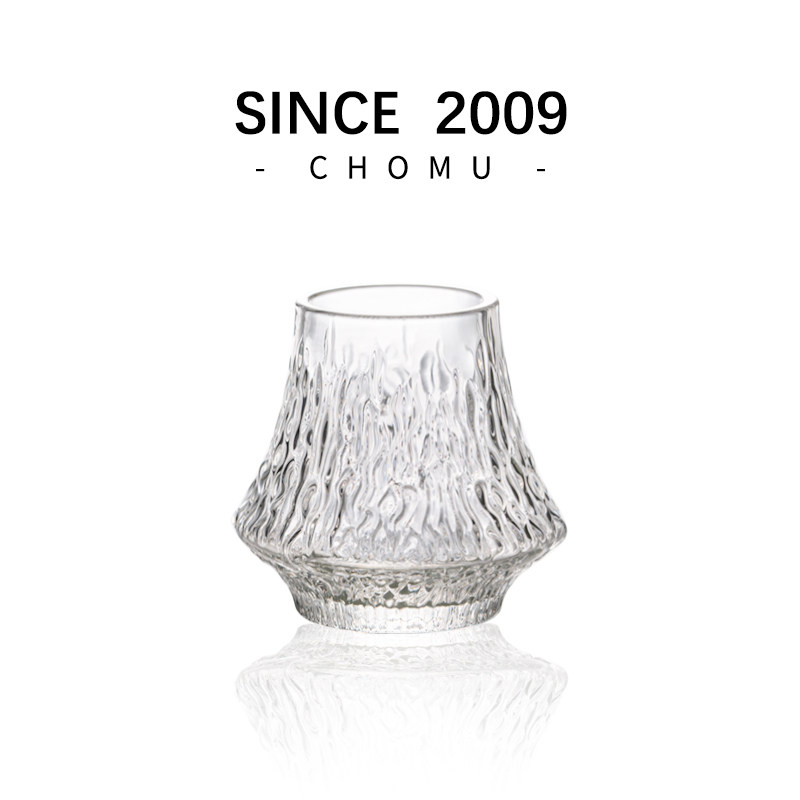 dirty咖啡杯食品级高硼硅透明玻璃冰美式咖啡杯富士山杯火山杯