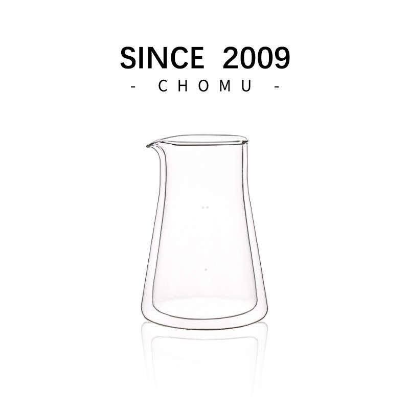 手冲挂耳咖啡分享壶大容量耐高温双层高硼硅玻璃小号咖啡杯子家用