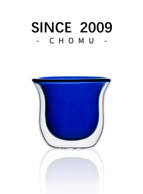 双层玻璃杯浓缩咖啡分享杯彩色手冲品鉴杯隔热主人茶杯闻香品茗杯