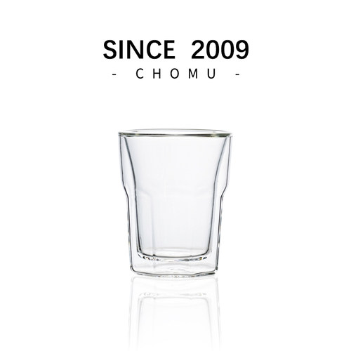 CHOMU热拿铁澳白dirty玻璃咖啡杯