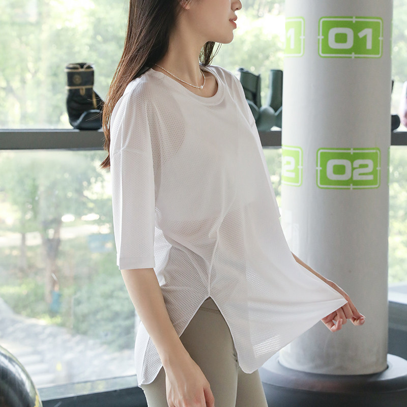 【清仓】运动上衣女宽松跑步短袖健身罩衫速干T恤瑜伽服显瘦大码,运动服/休闲服装,健身衣,淘宝优惠券,粉丝福利购,淘宝优惠卷