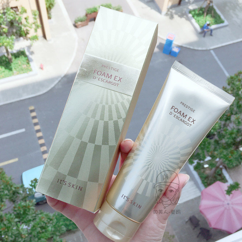 韩国正品it's skin伊思蜗牛洗面奶清爽深层清洁补水洁面乳女男