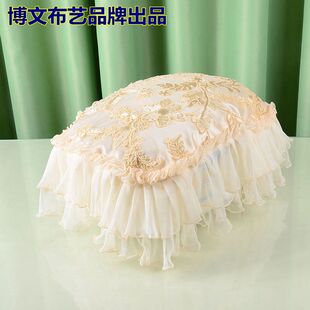 博文布艺品牌盖巾电饭锅罩电饭煲水壶防尘罩盖布多用蒙纱边盘带绣