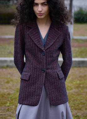 mytopbuyer/BNPS新品 美剧风羊毛西装外套女 套装有优惠修身毛呢