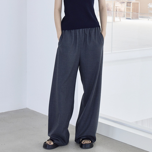 松弛感松身剪裁 水洗羊毛长裤 BNPS早秋 两款