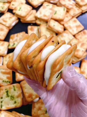香葱牛轧糖饼干独立包装