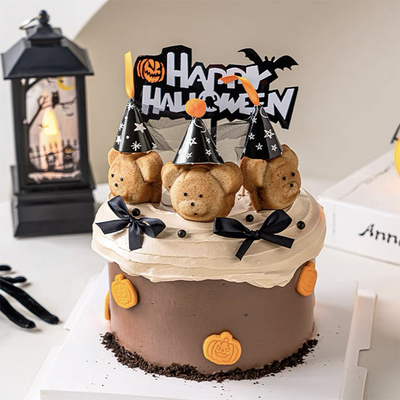 万圣节玛德琳小熊蛋糕装饰插件