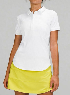 宝儿外贸 夏季新款lu同款QuickDrying速干立体裁剪polo小翻领6808