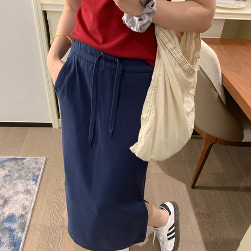 lulu同款包臀半身裙百搭裙