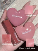 韩国Lilybyred爱心腮红膏裸妆薰衣草紫迷你02 现货