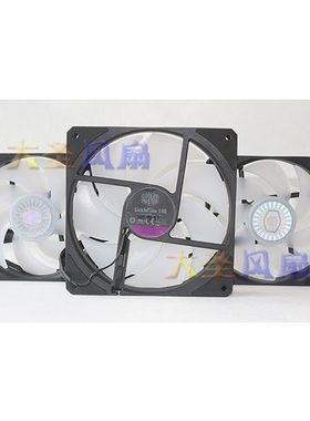 酷冷至尊 SICKLEFLOW 漩涡120/140 ARGB 机箱静音温控风扇