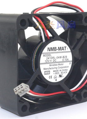 原装NMB-MAT 2410RL-04W-B29 DC12V 0.10A 6CM散热风扇