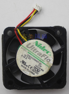 原装Nidec U40X12MHZ7-53 12V 0.10A 4CM大风量散热风扇4010