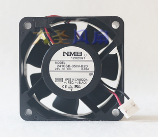 6025 散热风扇 NMB 0.05A 24V 6cm B20 05W 2410SB 正品 原装