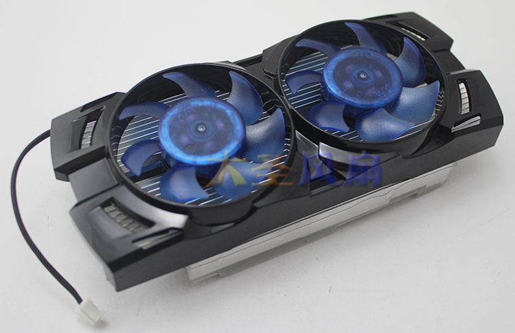 HIS HD7750/6750半高 刀卡散热器 R5 240公版显卡散热器 43mm